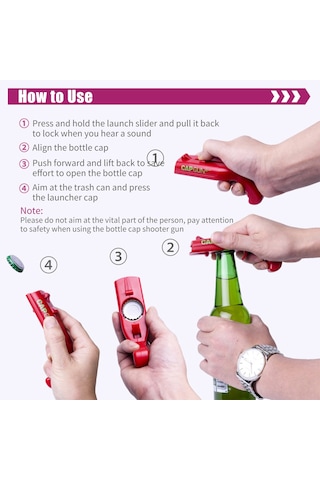 Teltree Eğlenceli Kapak Fırlatmalı Şişe Açacağı: Hem Pratik Hem De Eğlenceli