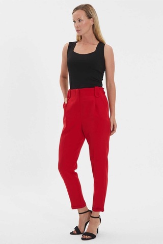 Selen Kadın Pantolon 24ysl5204 Kırmızı