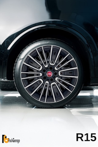 Fiat Egea Urban 15'' İnç Jant Kapağı 4 Adet Siyah Gri C119