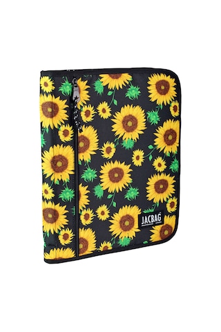 Jacbag Organizip-fermuarlı Dosya Çanta A4 Organizer Dosya-ayçiçeği Tek Renk