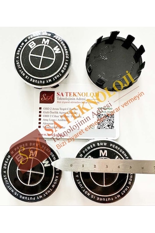 Bmw Jant Göbeği Logosu 56 Mm Newworld56mm Full Siyah