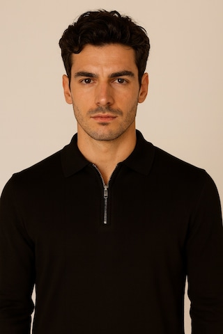 Ncs Jeans Erkek Triko Polo Yaka Siyah 3773 Siyah