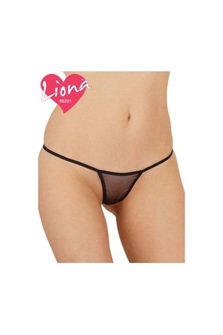 Liona Transparan Büyük Beden G-String