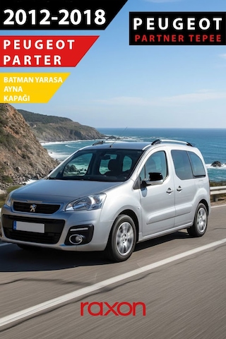 Peugeot Partner Tepee 2012 2018 Batman & Yarasa Ayna Kapağı Parlak Piano Black Sport