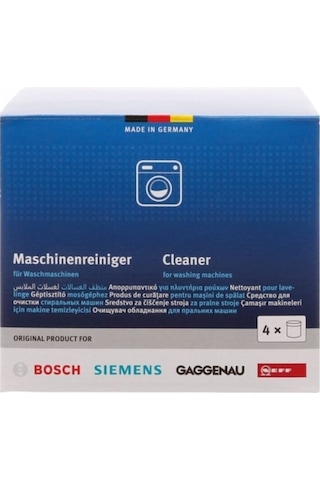Bosch Makine Temizleyici 4'Lü Ekonomik Paket