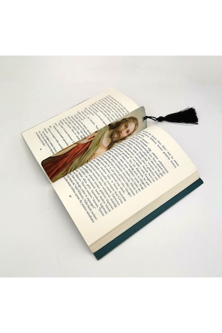 Hz.isa Baskılı, Püsküllü Kitap Ayracı Bookmark,ayraç-104