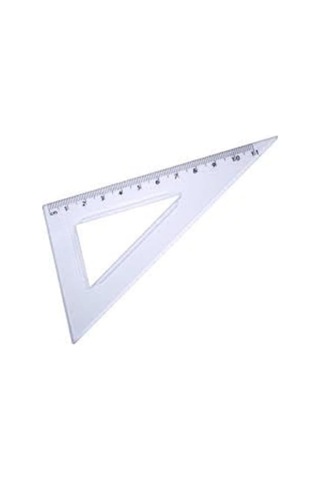 Lexroo Cetvel Seti Çizim Takımı 30 Cm Cetvel Pergel Gönye İletki Şeffaf Çizim Takımı Pergelli Çizim