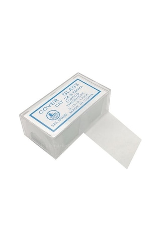 24X50 Mm Lamel 100 Lük Kutu - Mikroskop Slayt için- Cover Glass