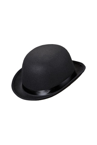 Premium Aktivite Ürünü Etkinlik Gereci Charlie Chaplin Stil Yetişkin Şapkası Siyah Melon