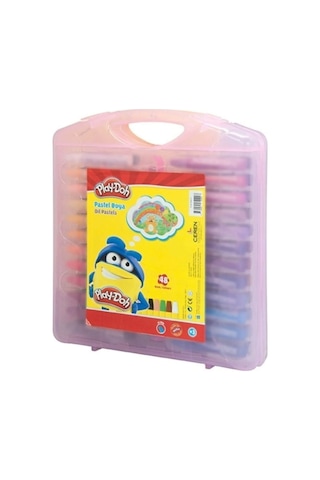 Play-Doh 48 Renk Pastel Boya Çantalı Pa013