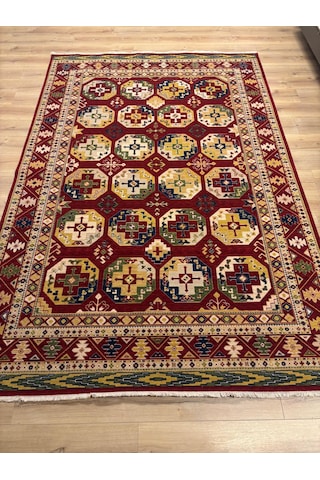 Premium Saltanat %100 Safyün Halı Kök Boyama Var 200x300 Ebatlı