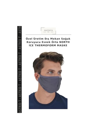 Astrid T Özel Üretim Dış Mekan Soğuk Koruyucu Esnek Örtü North İce Thermoform Maske Çok Renkli