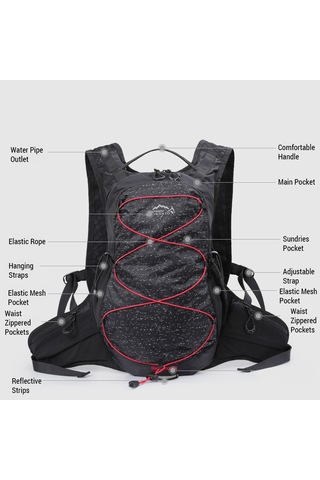 Inoxto-hidrasyon Koşu Sırt Çantası Bisiklete Binme Nefes Alabilen Y29166w Beyaz