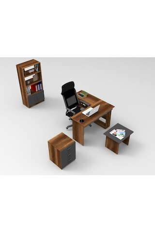 Robinhome Robin Home Boston L Ofis Çalışma Masası Ofis Büro Takımı Masa Seh