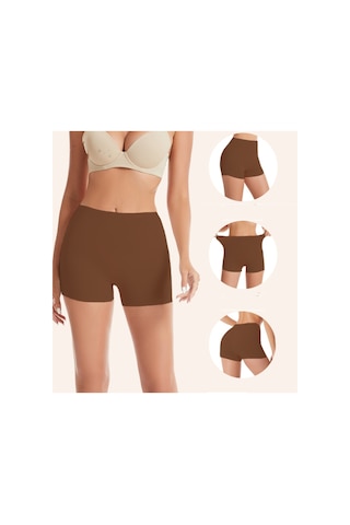 Mistirik Carigna Model Toparlayıcı Ve Sıkılaştırıcı Lazer Kesim Iz Yapmaz Toparlayıcı Boxer Kahve Renk