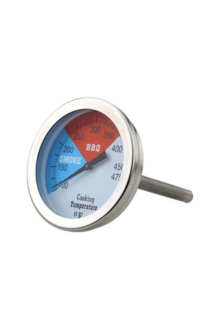 Fortunelane Bbq Isıtıcı Fırın Sıcaklık Ölçer, 100-475 F, Paslanmaz Çelik, Kolay Kurulum, 2.5 İnç Göbekli