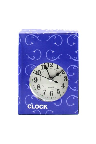 Twin Bell Alarm Clock Bgc-7 Yuvarlak Masa Çalar Saat Çap: 8.cm Pilli Işıklı Metal Kasa Eskitme Diğer