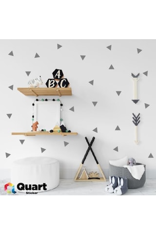 240 Adet Duvar Sticker Çocuk Odası Üçgen Sticker