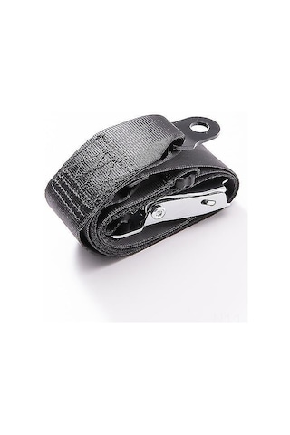 Aubyhe Universal Uygulanabilir 1280mm-850mm Uzunluk Ayarabilir İki Noktalı Uçak Koltuk Emniyet Kemeri