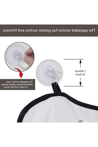 Pratik Sakal Kesme Örtüsü - Vantuzlu Tasarım 3 Lü Eldiven