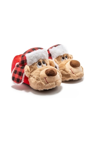 Twigy Goldi Erkek Hayvanlı Panduf Bej 41/46 CC0505 Bej