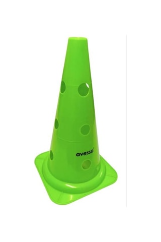 Avessa Hn-38-3 Delikli Antrenman Hunisi 38 Cm Yeşil 6lı Yeşil