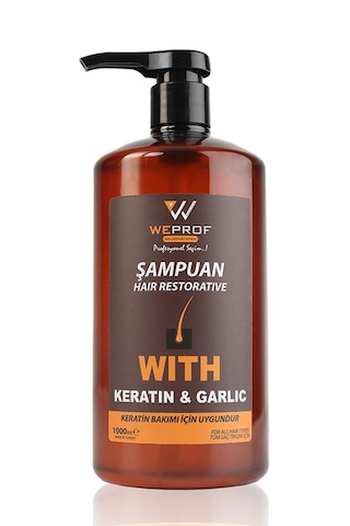 Weprof Keratin&garlic Tuzsuz Şampuan - Yıpranmış Weprof Keratin&garlic Tuzsuz Şampuan - Yıpranmış