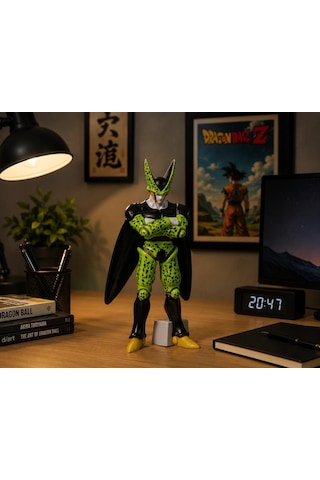 Dragon Ball Z Cell Figür Biblo 32 Cm Koleksiyonluk Anime Dekor