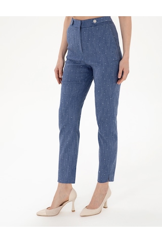 Pierre Cardin Kadın İndigo Pantolon 50306487-vr028 Indigo