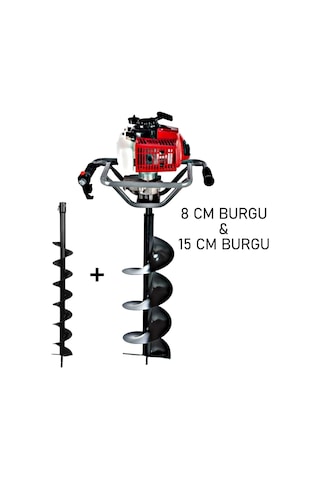 Ablacks C-52 Toprak Burgu Makinesi 8 - 15 CM Çift Burgulu