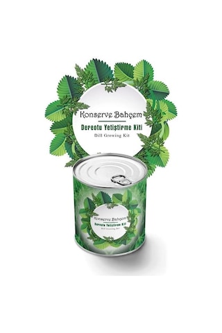 Buffer Konserve Bahçem Evde Konservede Dereotu Yetiştirme Kiti Aparatı Mavi