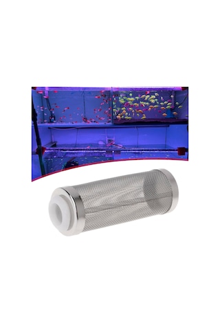 Homyl Akvaryum Filtresi Örgü Giriş Koruyucu Net, Paslanmaz