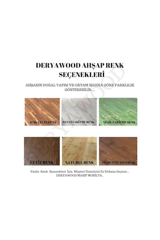 Deryawood Leva Masif Ahşap Bilgisayar Masası-beyaz Ayak-85x220x76 Cm Açık Ceviz