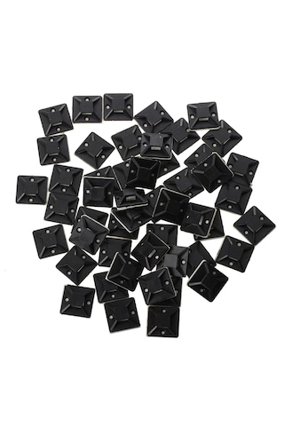 100 Adet 28mm X 28mm Yapışkanlı Üçgen Kroşe