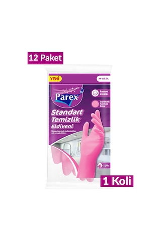 Standart Eldiven Orta Boy 12 Paket 1 Koli