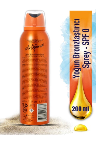 Eda Taşpınar Yoğun Bronzlaştırıcı Sprey (200ml) - Zanou El Kremi 50ml & Eye (Göz altı) Maskesi