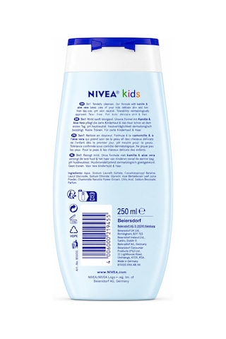 Nivea Çocuk Şampuanı ve Duş Jeli 250 Ml Göz Yakmayan Ekstra Yumuşatıcı Formül