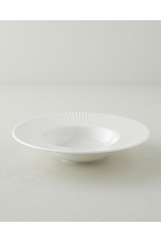 English Home Lunara Porselen Makarna Tabağı 27 Cm Beyaz Beyaz