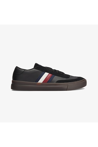 Tommy Hilfiger Cupset Terrace Erkek Siyah Sneaker Düz Fm0fm05209 Siyah