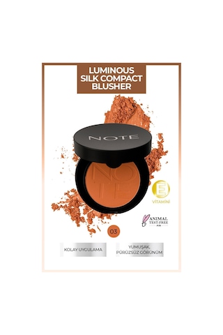 Luminous Silk Compact Blusher Toz Allık - 03 Coral