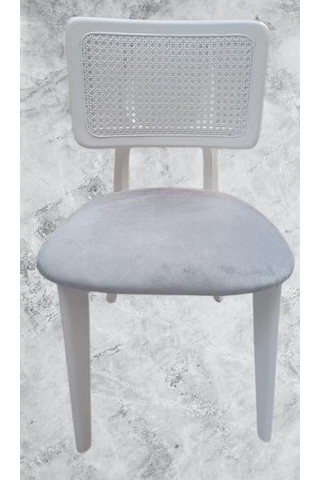 Sandalye Zia Model 90406 Kayın Gövde Modern Tarz Doğal Hasırlı El Yapımı