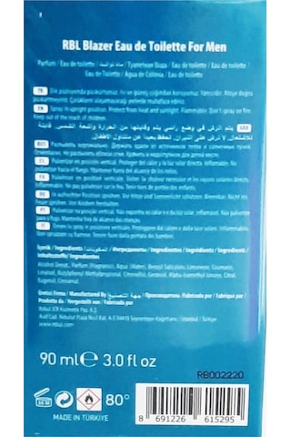Rebul Erkek Blazer Erkek Parfüm EDT 90 ML