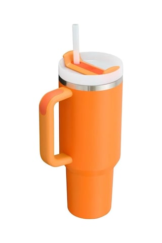Stanley Quencher H2.o Flowstate Tumbler Pipetli Termos Bardak 1.18 Lt Goldenrod Coral