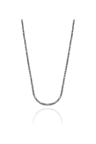 Kral Zincir Kolye Gümüş Erkek Zinciri 60 Cm Kral Zincir Znc-42