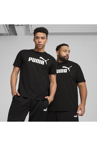 Puma ESS No. 1 Logo Tee Unisex Siyah Tişört