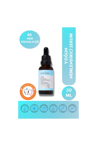 8 Çeşit Hyaluronik Içeren Nemlendirici Cilt Bakım Serumu 2% 8d Multi Hyaluronics Serum 30 Ml