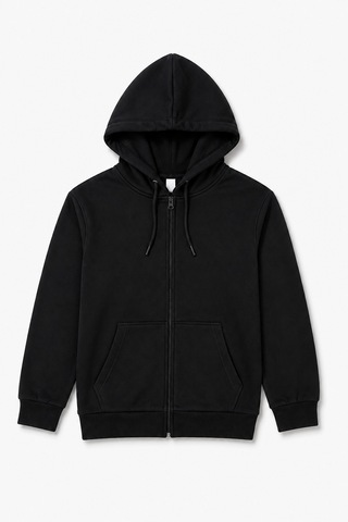 Beniizle Kapüşonlu Unisex Çocuk Eşofman Takımı Siyah