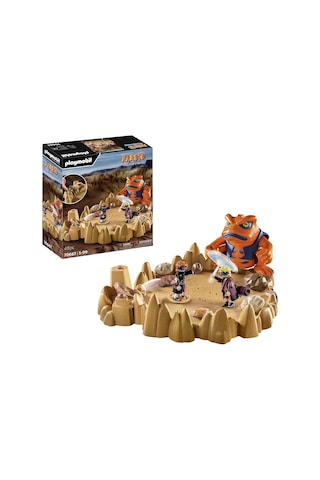 Playmobil Naruto Shippuden 70667 Naruto Vs Pain, Krater Taban Plakası Ve Dev Kurbağa Gamakichi İle H