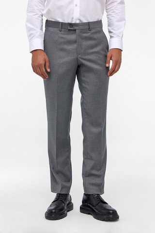 SÜVARİ Antrasit Regular Armürlü Kumaş Pantolon