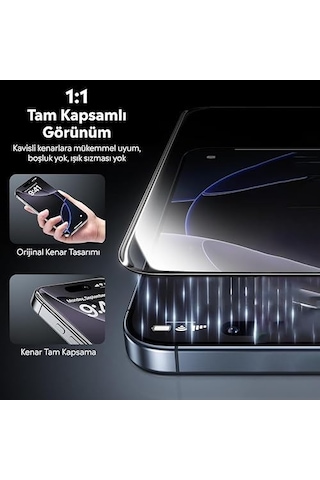 Apple Apple iPhone Uyumlu Uyumlu 11 İçin Tasarlanmış Uçtan Kenara Kapsama Tam Koruma Dayanıklı Temperli Cam